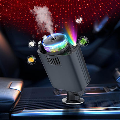 5-in-1 USBCar Charger with Aromatherapy & Starlight